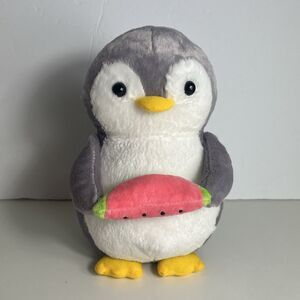 plush toy lovely bowknot penguin hug banana carrot watermelon soft doll